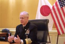 Top US admiral says he’s watching China’s rapid naval buildup closely