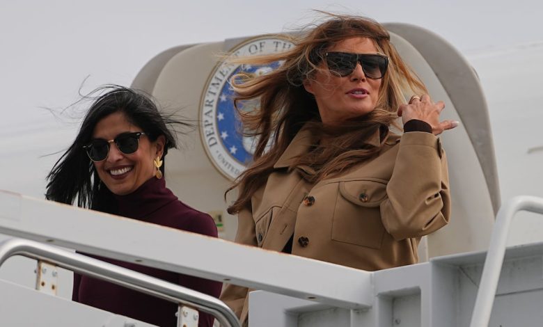 Melania Trump, Usha Vance visit military families in North Carolina Melania Trump, Usha Vance visit military families in North Carolina