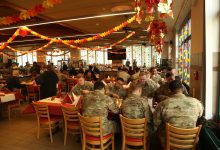Thanksgiving feasts deployed to troops around the world