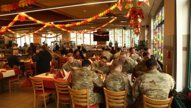 Thanksgiving feasts deployed to troops around the world