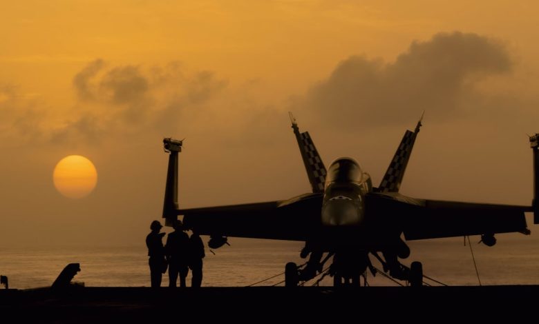 Navy tries to recover helicopter, jet that crashed in South China Sea