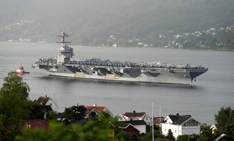 US aircraft carrier nears Venezuela in flex of American military power