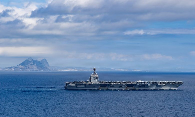 USS Gerald R. Ford heads to Caribbean