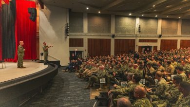 Navy’s top officer and enlisted sailor visit troops in Guam Navy’s top officer and enlisted sailor visit troops in Guam