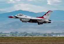 Air Force pilot safely ejects before F-16 crashes in California