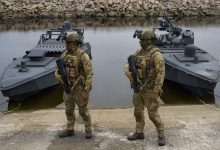 Ukraine’s first underwater drone strike caught on hacked cameras