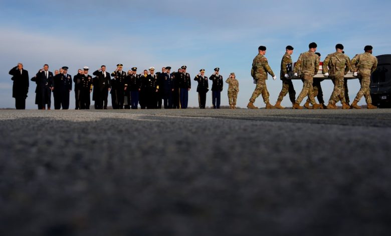 Trump pays tribute to 2 Iowa Guard soldiers, vows retaliation Trump pays tribute to 2 Iowa Guard soldiers, vows retaliation