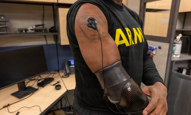 Soldier regains sense of touch through neural-enabled prosthetic limb