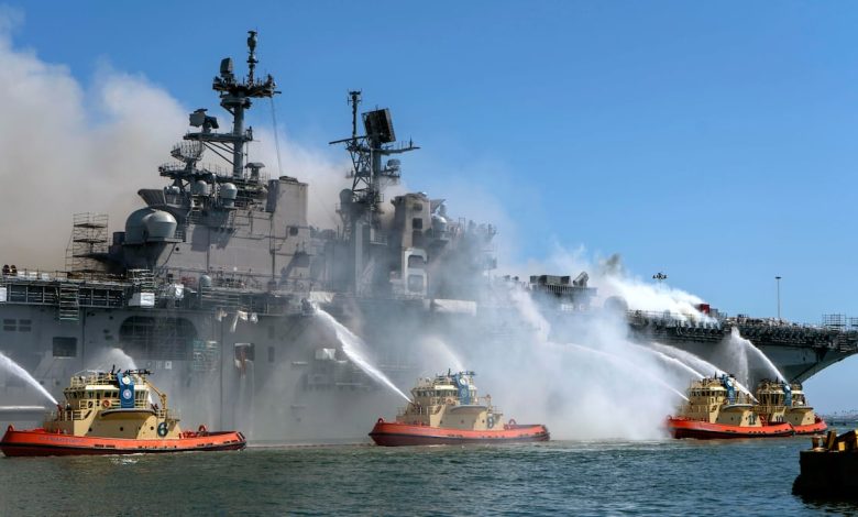 Navy needs to improve fire safety enforcement on ships, watchdog warns Navy needs to improve fire safety enforcement on ships, watchdog warns