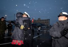 USS Nimitz returns home for likely last time before retirement