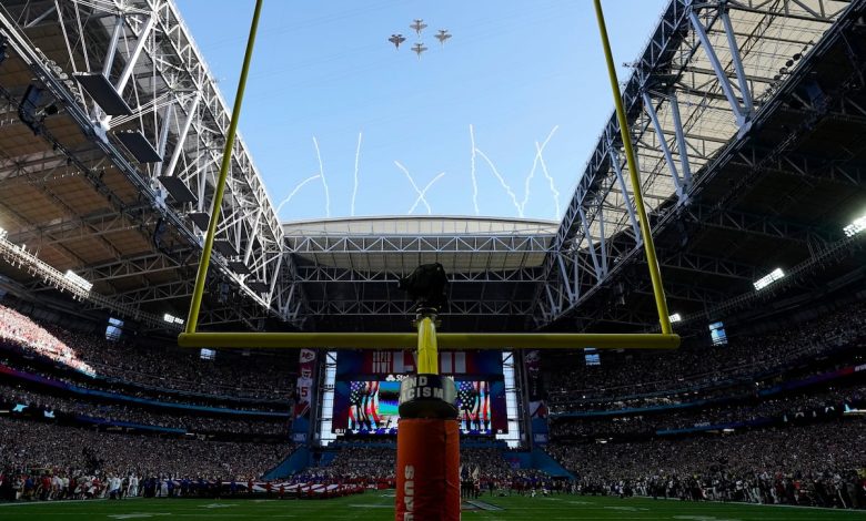 Air Force, Navy aircraft to take to the skies for 2026 Super Bowl