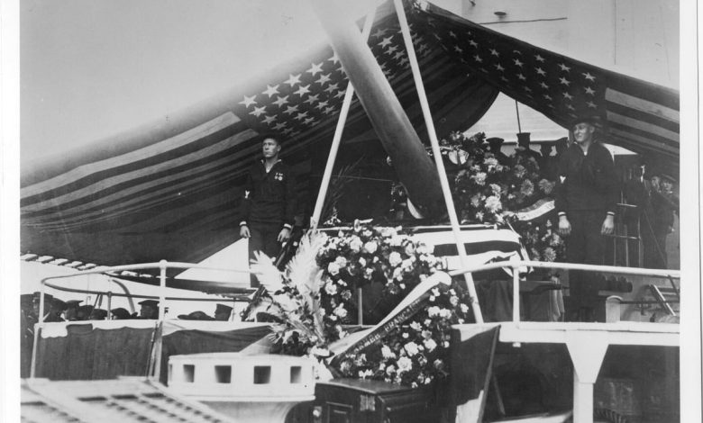 The storied ship that almost sank — with the Unknown Soldier on it