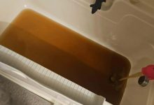 Brown water afflicts residents of military housing in New Jersey