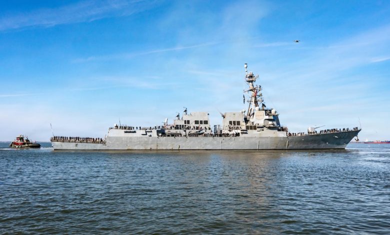 Destroyer USS Truxtun deploys amid military buildup near Iran
