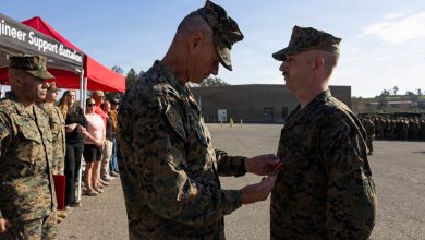 Marine earns service’s highest non-combat award for vehicle rescue