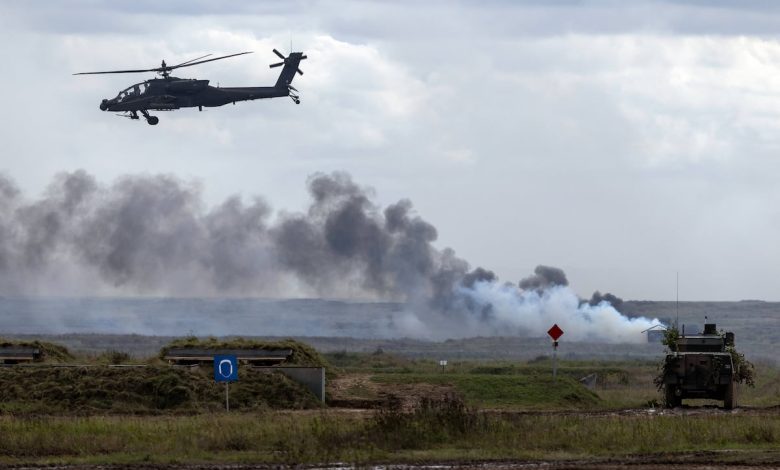 Apache helicopters downed drones in air-to-air combat with 30mm proximity ammo