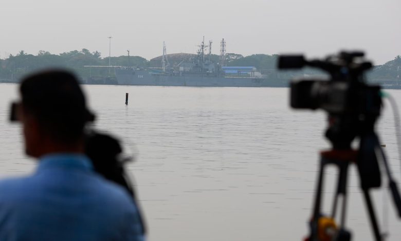 Two Iranian warships take sanctuary in India and Sri Lanka