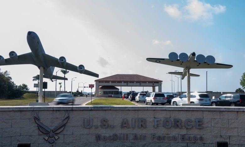 Shelter-in-place order lifted at MacDill Air Force Base