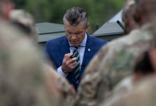 Hegseth prays for ‘overwhelming violence’ during Pentagon Christian service