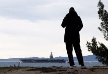 Aircraft carrier USS Gerald R. Ford arrives in Croatia for repairs