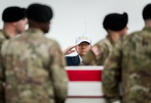 Trump fundraising email uses photo of March 7 dignified transfer of deceased soldier