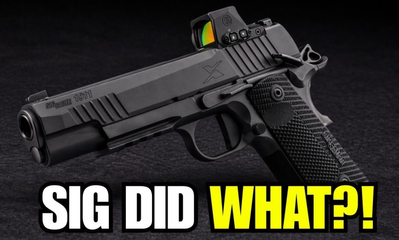 Sig Sauer 1911 XFull – This New Full-Size 1911 Is Awesome!