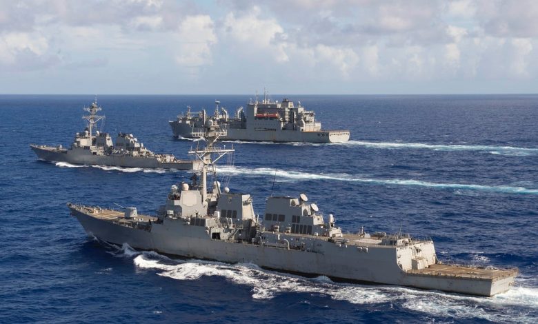US Navy destroyer fires on cargo vessel attempting to sail to Iranian port
