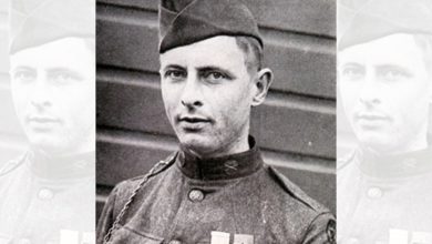 This WWI soldier saved two men from a burning tank with his bare hands