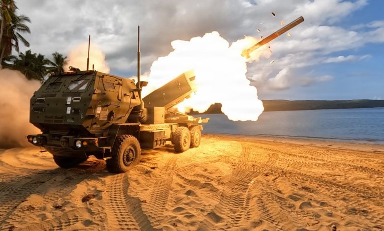 US Marines help gun down beach invaders in simulated Philippines defense