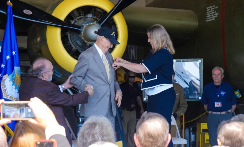 100-year-old B-17 turret gunner knighted by France 100-year-old B-17 turret gunner knighted by France