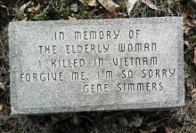 Vietnam veteran’s gravestone somber reminder of war’s toll