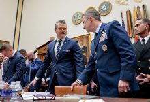 Don’t call it a ‘quagmire’: defense secretary refuses to speculate on length of Iran war