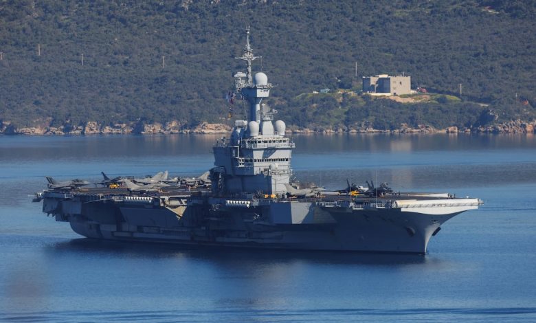 France moves aircraft carrier to Red Sea with eye on Hormuz mission