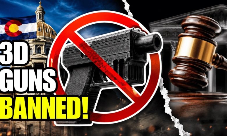 Colorado’s 3D-Printed Gun Ban Could Be the Next Big Court Fight!
