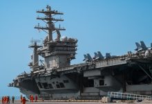 USS Nimitz claims title of longest-serving aircraft carrier from ‘Big E’