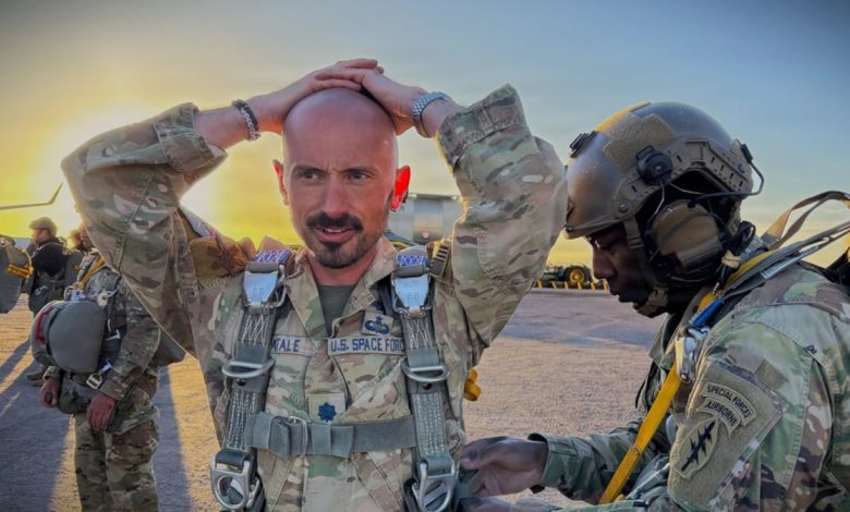 After 7 years, Space Force’s first paratrooper takes to the skies