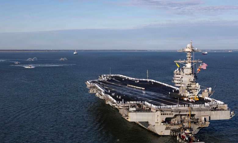 Ford Carrier Strike Group receives Presidential Unit Citation after historic deployment