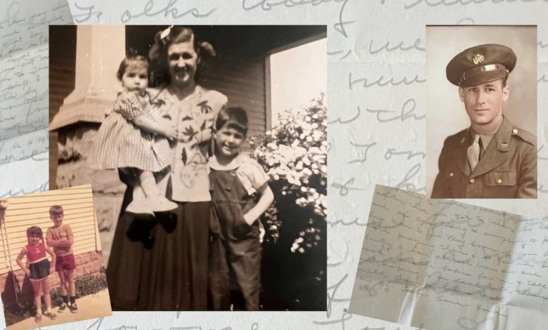 My grandpa was killed in World War II. I met him through his letters home.
