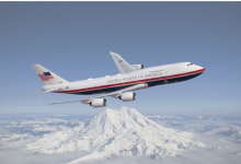 Qatari-donated Air Force One now sports red, white and blue paint job