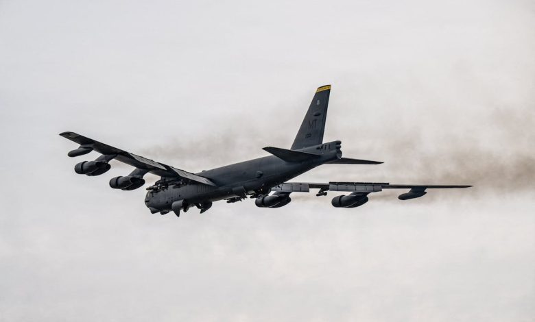 B-52 Stratofortress crashes after takeoff at California air base B-52 Stratofortress crashes after takeoff at California air base