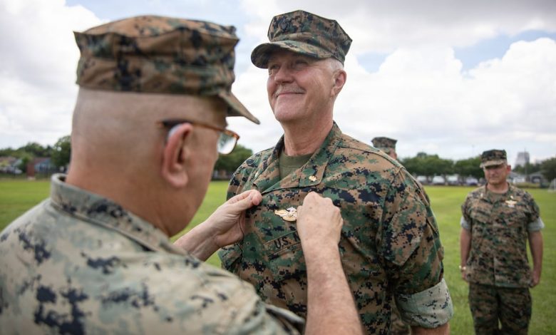 Navy officer, 67, becomes oldest on record to earn Fleet Marine Force pin Navy officer, 67, becomes oldest on record to earn Fleet Marine Force pin