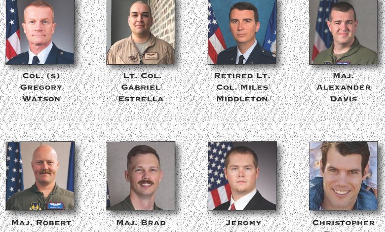 Air Force identifies 8 people killed in B-52 crash Air Force identifies 8 people killed in B-52 crash
