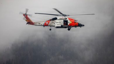 US Coast Guard helicopter crashes in Alaska with four onboard