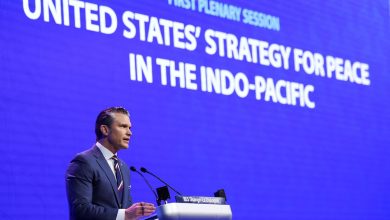 Pentagon chief sounds ‘alarm’ over China’s buildup, urges allies to boost defense spending