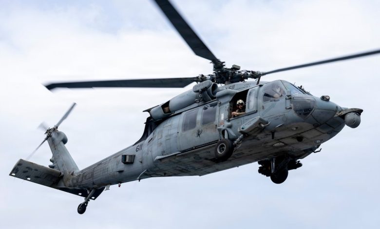 US Navy aviator missing after helicopter makes emergency landing in Arabian Sea US Navy aviator missing after helicopter makes emergency landing in Arabian Sea