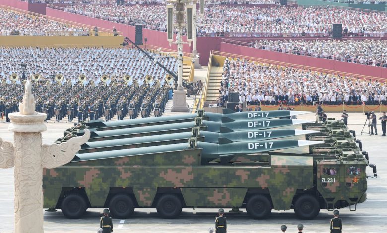 China shows snazzy clip of DF-17 missile on state TV in show of force China shows snazzy clip of DF-17 missile on state TV in show of force