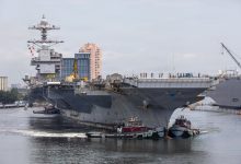 USS Gerald R. Ford to undergo maintenance after onboard fire and plumbing issues