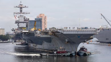 USS Gerald R. Ford to undergo maintenance after onboard fire and plumbing issues
