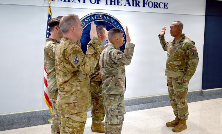 Space Force swears in first batch of part-time workers Space Force swears in first batch of part-time workers