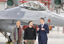 ‘Incredible work’: Ukrainian F-16 downs Russian fighter jet for first time